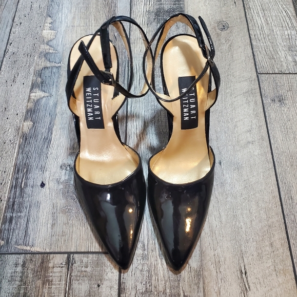 Stuart Weitzman Shoes - Vintage stuart weitzman black patent leather heels